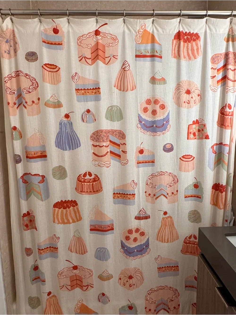 Urban Outfitters Cake Shower Curtain
